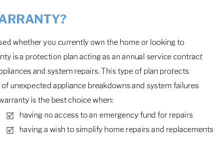 why get a home warranty